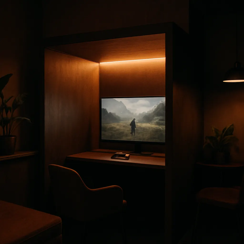 Inside Amigo cafe and PlayStation lounge